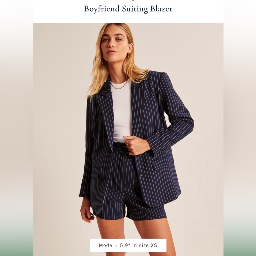Abercrombie & Fitch Boyfriend Suiting Blazer